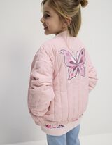 Jacke - Stickereien - rosa